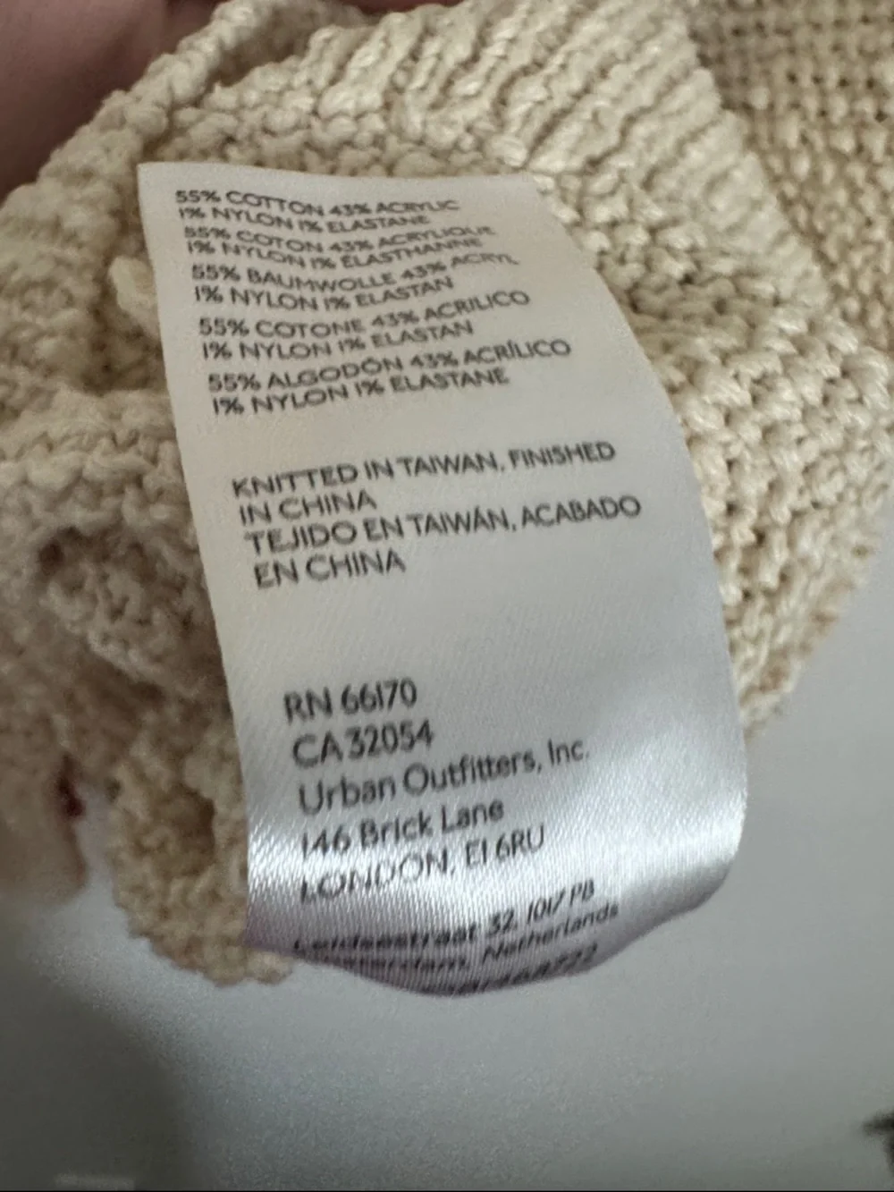 Maeve Cream Knit Short-Sleeve Ladybug Sweater - Picture 5 of 6